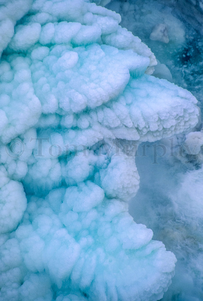 Ice Acculation Below Waterfall