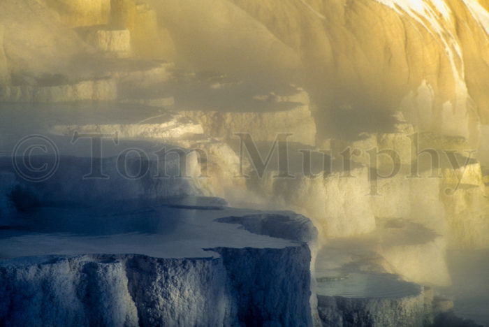 Mammoth Travertine Terraces Sunrise