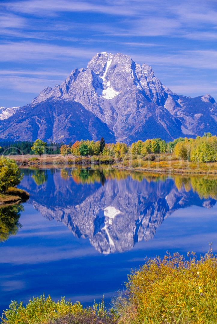 Mt Moran Oxbow Bend Reflection Tom Murphy Photography