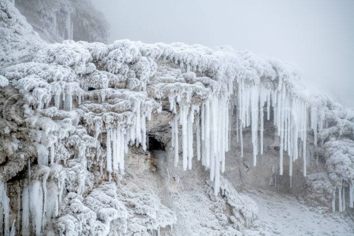 Frost on Geyserite