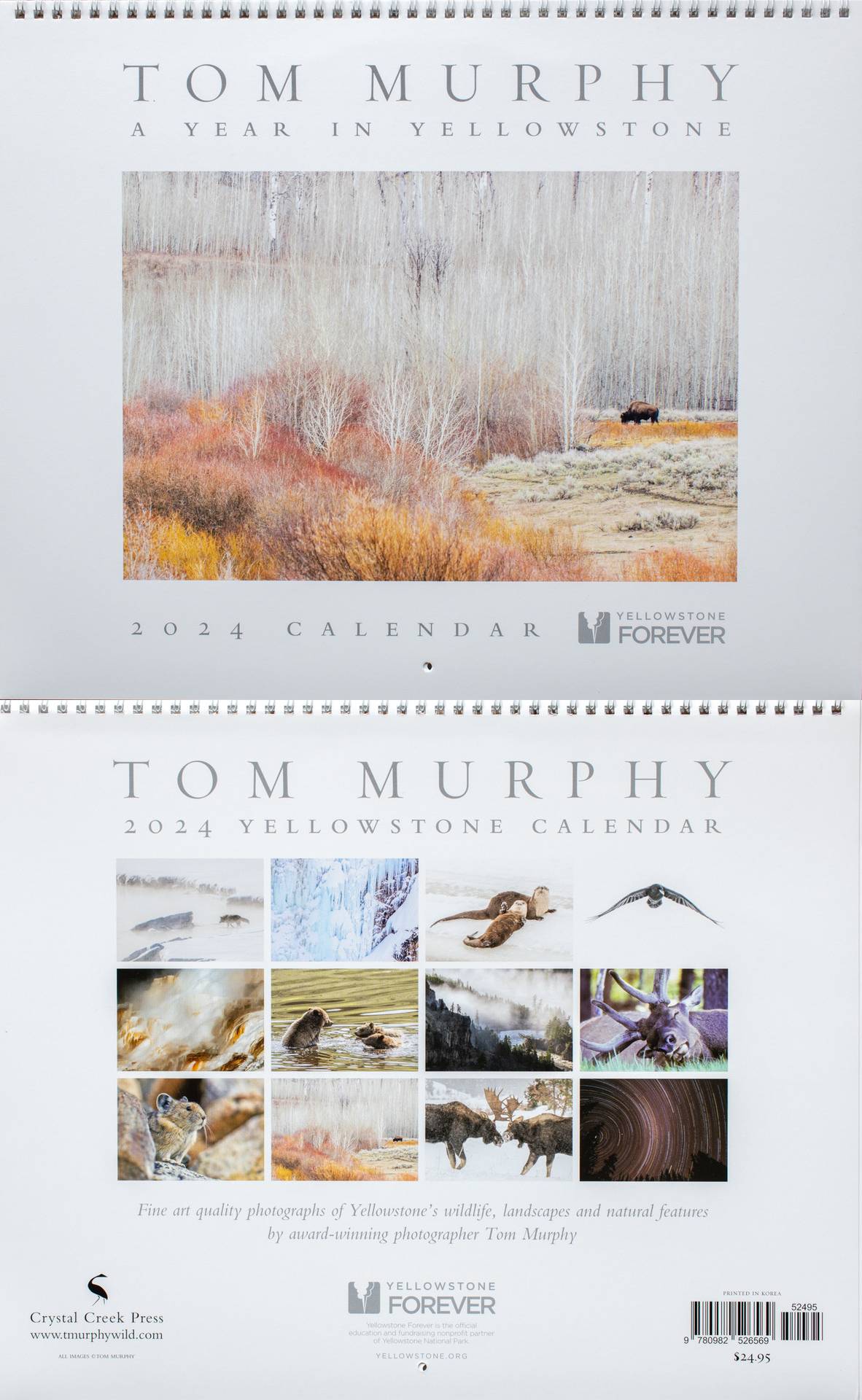 Yellowstone Calendar 2024 Tom Murphy Photography